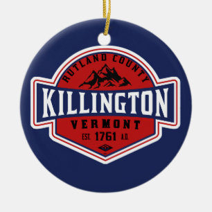 Killington VT Ski Trip Ceramic Ornament