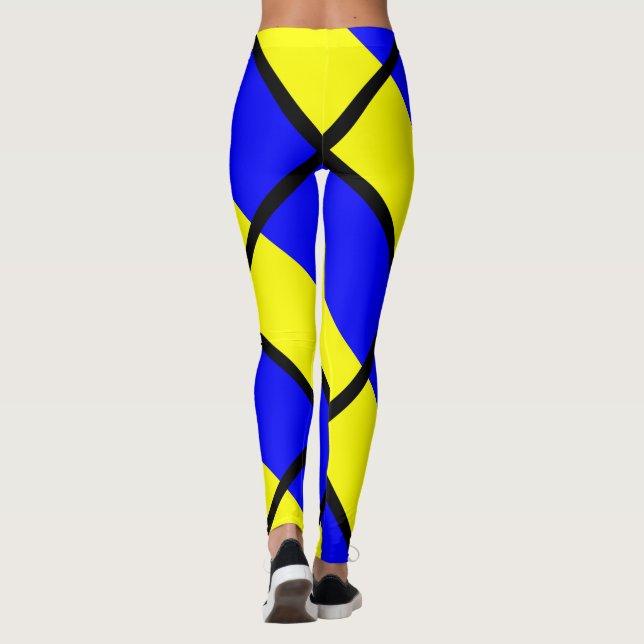 Kilo blue and yellow leggings (Back)