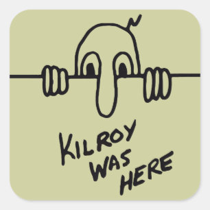 Kilroy Était Ici Sticker