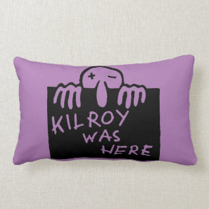 Kilroy Was Here Lumbar Pillow