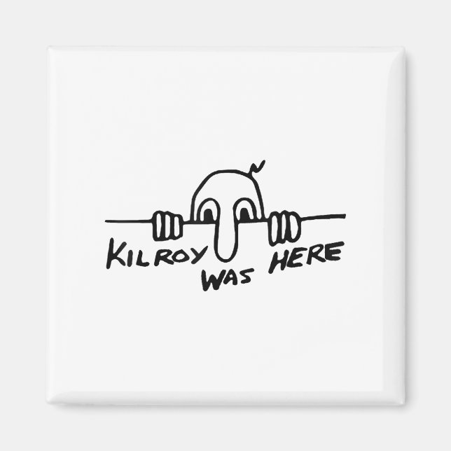 Kilroy Was Here - World War Ii, Ww2, Historical, G Magnet (Front)
