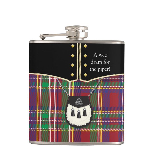 Kilt Hip Flask (Front)