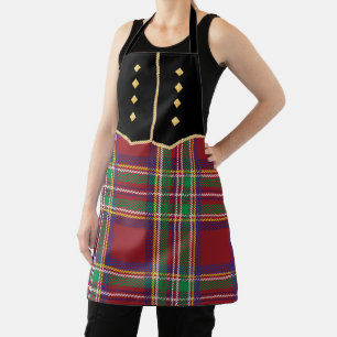 Kilt Print Apron