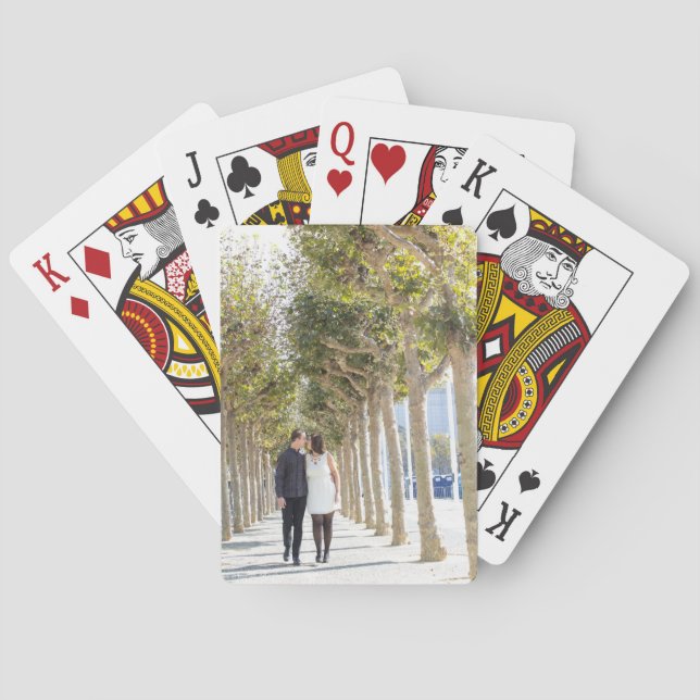 Kim + Cartes de jeu d'Alex (dos)