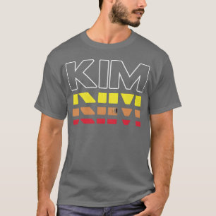 Kim First Name Funny Vintage Sunset Kim funny T-Shirt