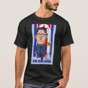 Kim Jong Boom Kim Jong Un Parody Graphic T-Shirt