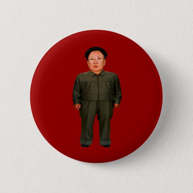 Kim Jong illin' 2 Inch Round Button (Front)