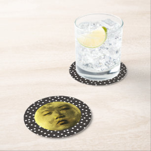 Kim Jong Moon Funny Round Paper Coaster