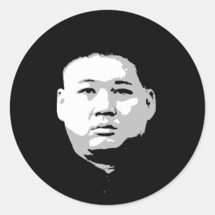 Kim Jong Un Classic Round Sticker