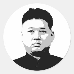 Kim Jong Un Classic Round Sticker