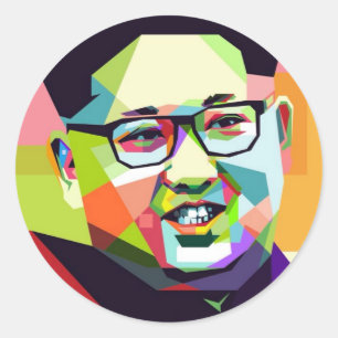 Kim Jong Un  Dear Leader Sticker