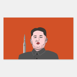Kim Jong-un & nuclear missile Sticker