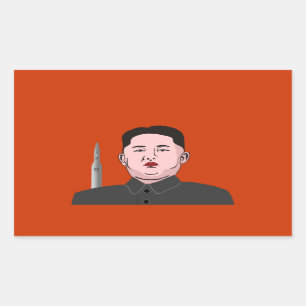 Kim Jong-un & nuclear missile Sticker