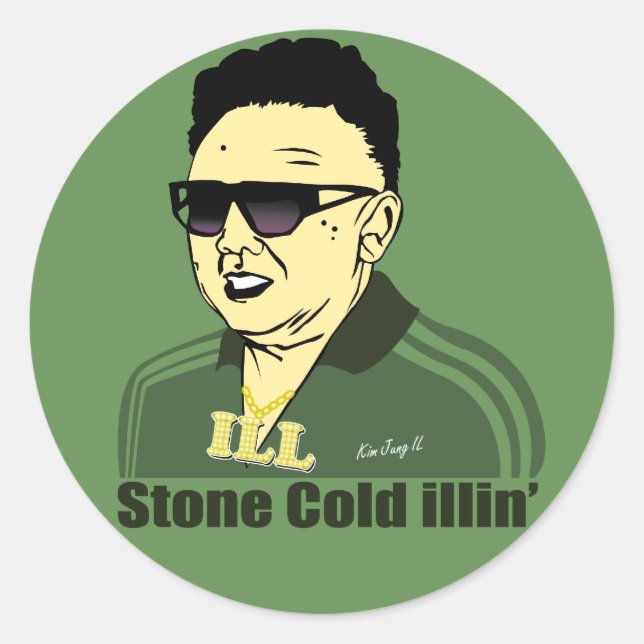 Kim Jung Il Sticker (Front)