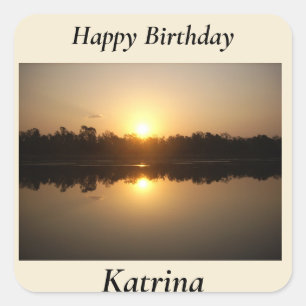 Kimberley Sunset  Square Sticker