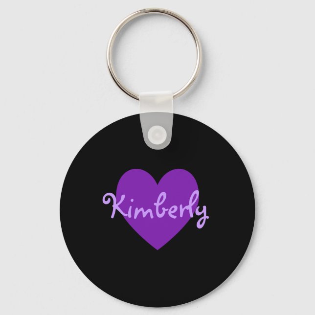 Kimberly in Purple Keychain (Front)
