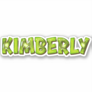 Kimberly Name Kiwi Design Autocollants