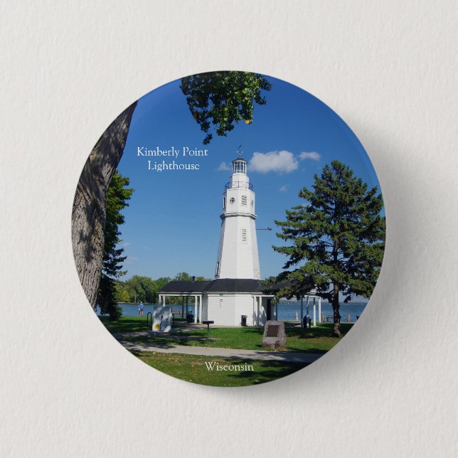 Kimberly Point Lighthouse button (Front)