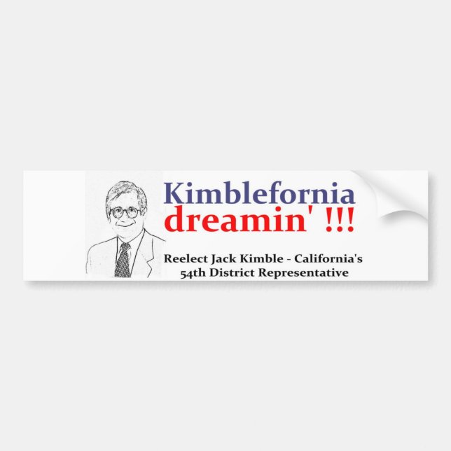 kimblebumper bumper sticker (Front)