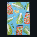 Kimchi Ingredients Watercolor Fun Fermentation Kitchen Towel<br><div class="desc">Decorate your kitchen with this fun kimchi dish towel. Makes a great holiday,  housewarming or wedding gift! 
You can customize it and add text too.
Check my shop for lots more colours and patterns!</div>