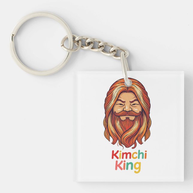 Kimchi King Keychain (Front)