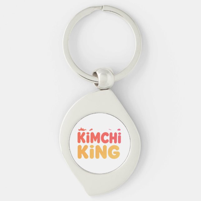 Kimchi King Keychain (Front)