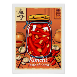 Kimchi - taste of korea poster