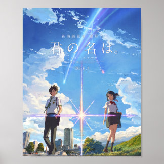 kimi no na wa votre nom poster avec le texte BEST 