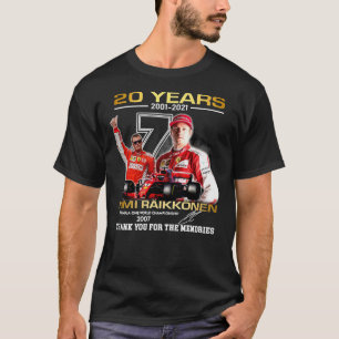 Kimi-Raikkonen 20 ans 2001-2021 T-shirt classique