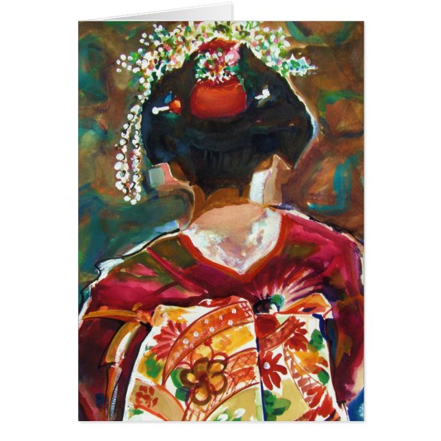 Kimoku "FILLE de GEISHA" Wate original… - (Devant)