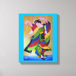 Kimono Art  Canvas Print