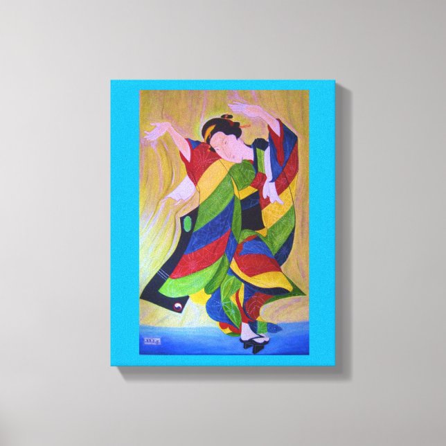 Kimono Art  Canvas Print (Front)