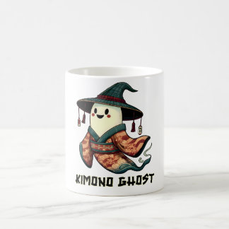Kimono ghost - Trick or treat  - Happy halloween  Coffee Mug