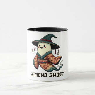 Kimono ghost - Trick or treat  - Happy halloween  Mug