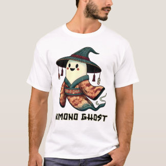 Kimono ghost - Trick or treat  - Happy halloween  T-Shirt