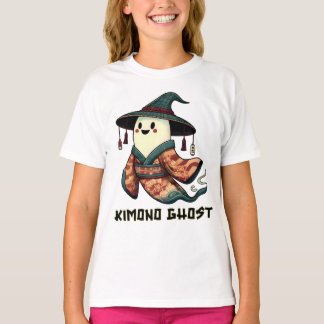 Kimono ghost - Trick or treat - Happy halloween T-Shirt