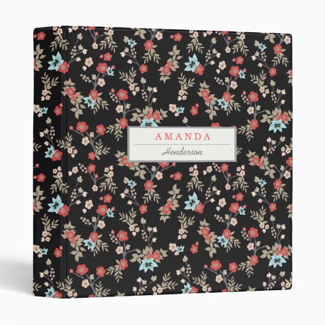 Kimono Print Custom Binder (Front/Spine)