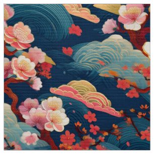 Kimono tissu japonais inspiré
