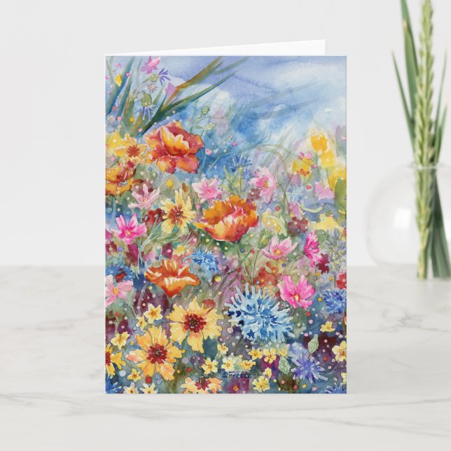 "Kim's Meadow" Blank Notecard (Front)
