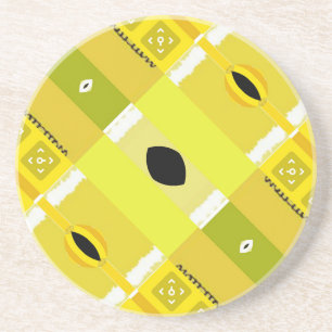 Kim's Palette Sandstone Coaster by Julie Everhart