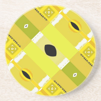 Kim's Palette Sandstone Coaster by Julie Everhart