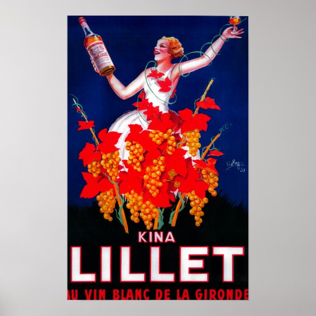 Kina Lillet Poster Vintage Europe (Devant)