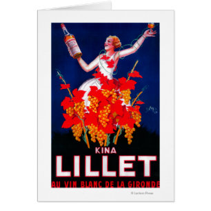 Kina Lillet Vintage PosterEurope