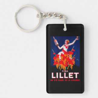 Kina Lillet Vintage PosterEurope Keychain