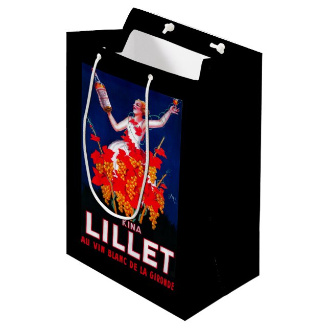 Kina Lillet Vintage PosterEurope Medium Gift Bag (Front Angled)