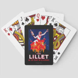 Kina Lillet Vintage PosterEurope Playing Cards