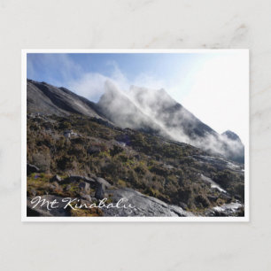 kinabalu mist postcard