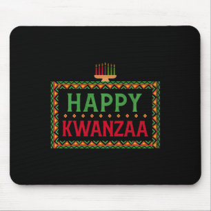 Kinara Seven Candles Principles Of Kwanzaa Happy K Mouse Pad