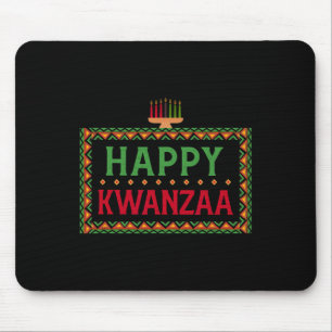 Kinara Seven Candles Principles Of Kwanzaa Happy K Mouse Pad
