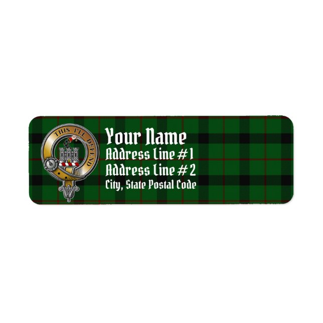 Kincaid Tartan & Badge (Front)
